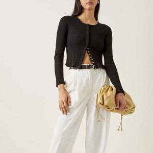 Leset Alex Ribbed-Knit Cardigan